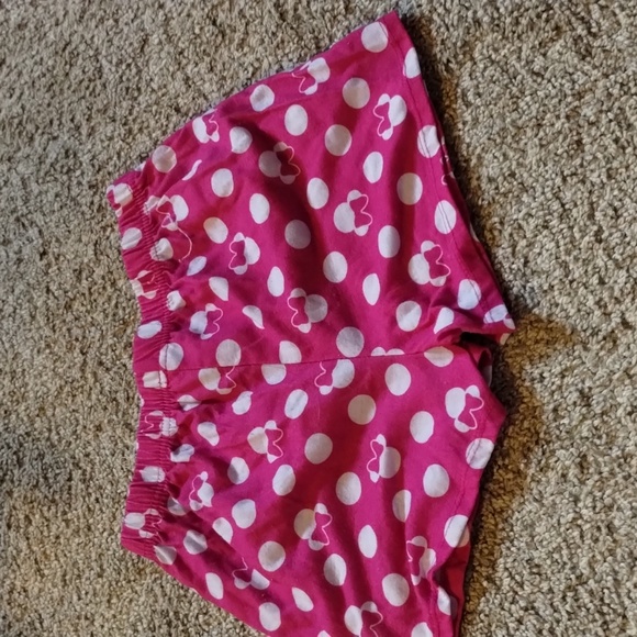 Girl's Minnie Mouse Shorts Medium (7/8) - Picture 2 of 4